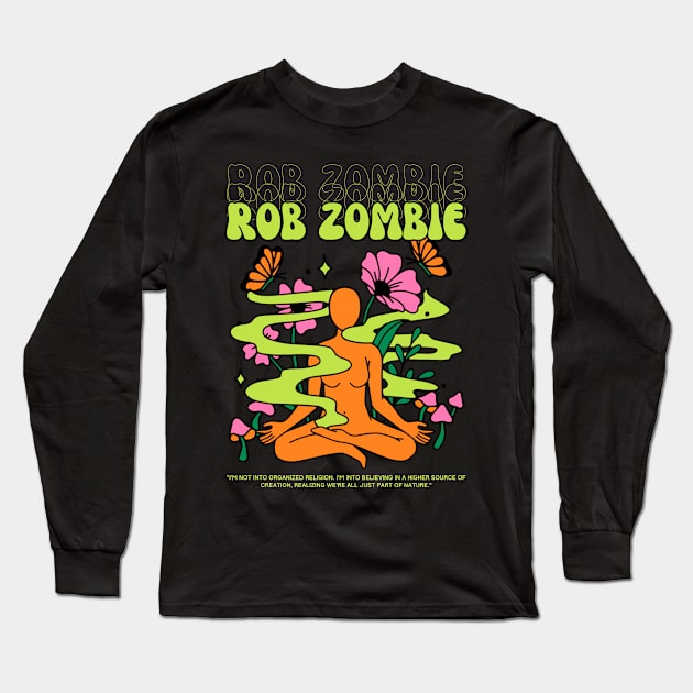 Rob Zombie // Yoga Long Sleeve T-Shirt by Mamamiyah